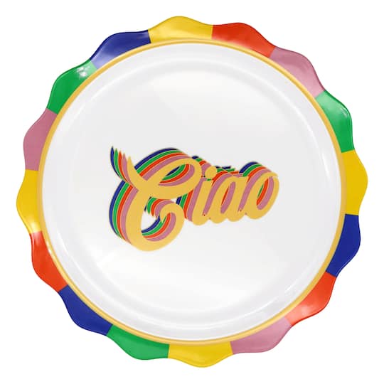 Jonathan Adler x Michaels 15" Ciao Melamine Serving Platter